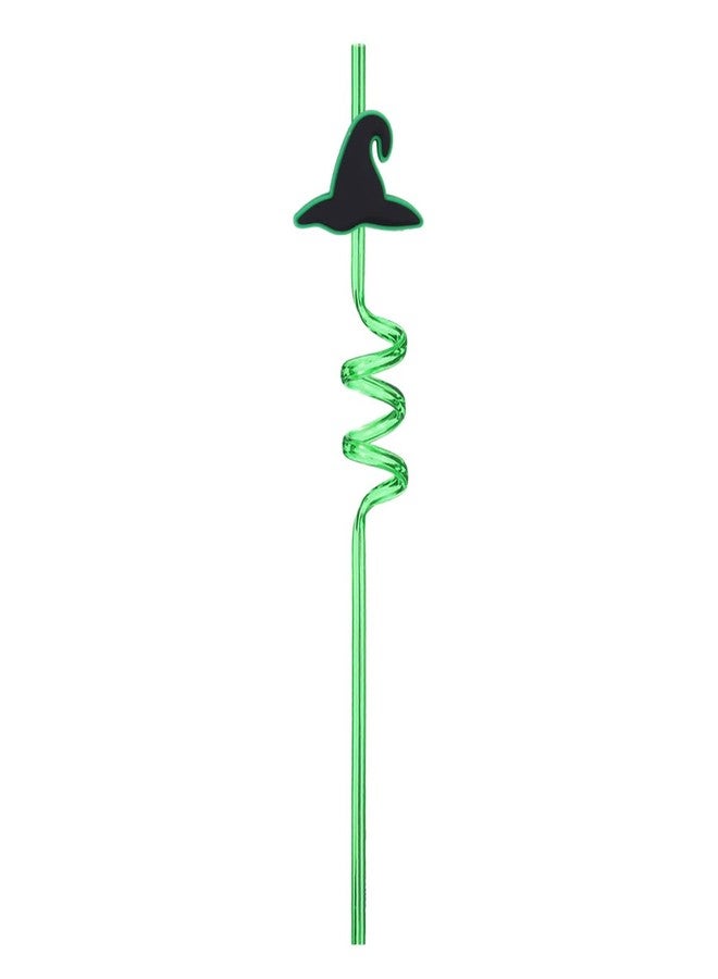 NJGCPRO 24Pcs Wicked Party Favors, Wicked Party Decorations, Wicked Birthday Decorations Supplies, Reusable Plastic Wicked Theme Straws For Halloween - Image 2